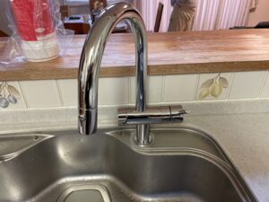 京都キッチン取付け隊　カートリッジそのままで浄水栓の交換　施工後